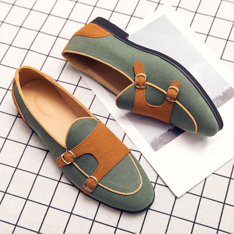 Alicia Loafers | Casual Canvas Handmade Loafers