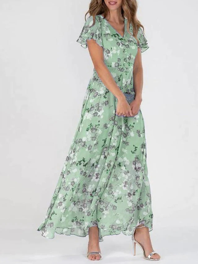 Ariana Dress | Summer Floral Maxi Dress