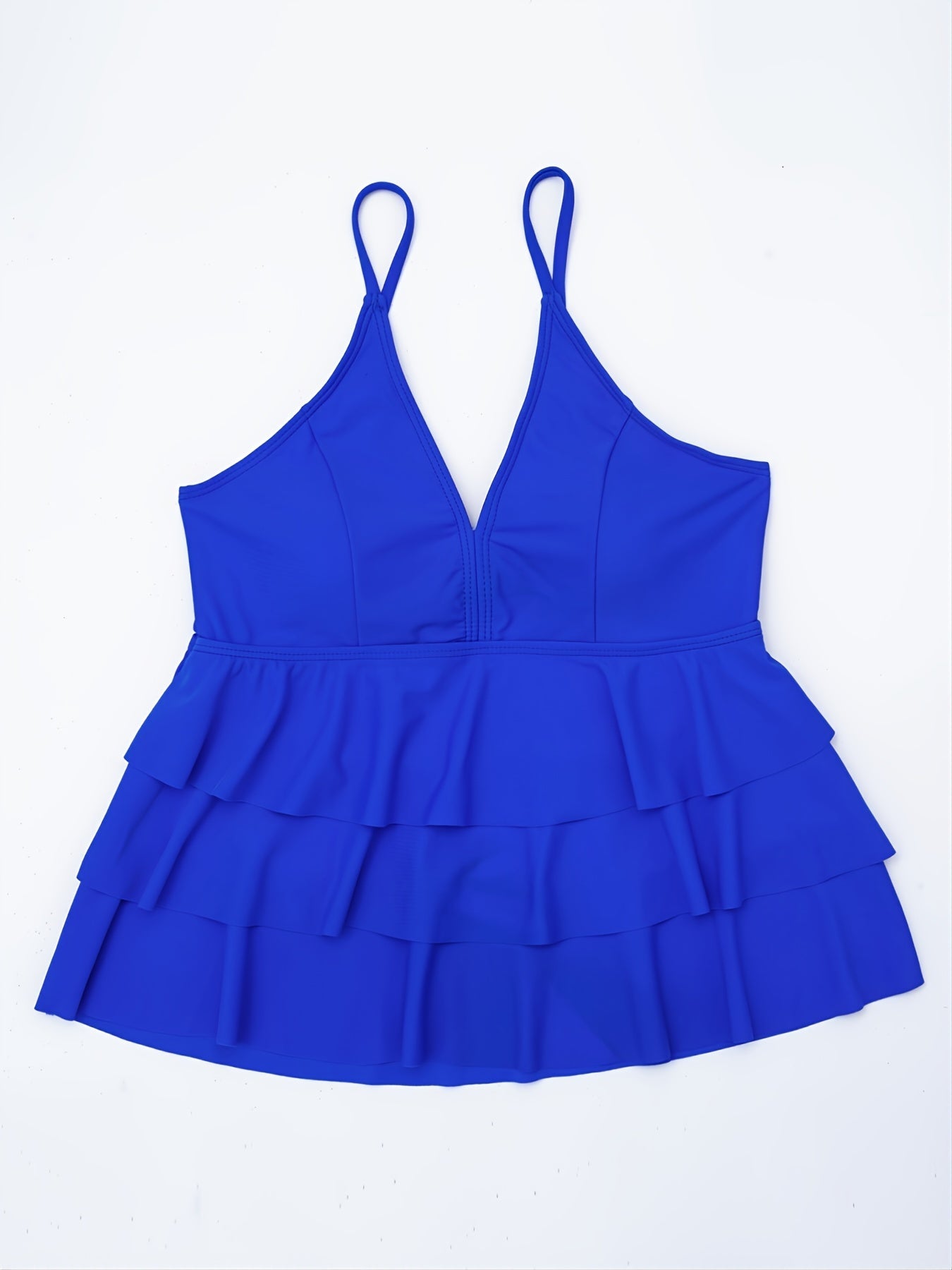 Astrid Swimsuit | Stylish V-Neck Ruffled Tankini Swimsuit