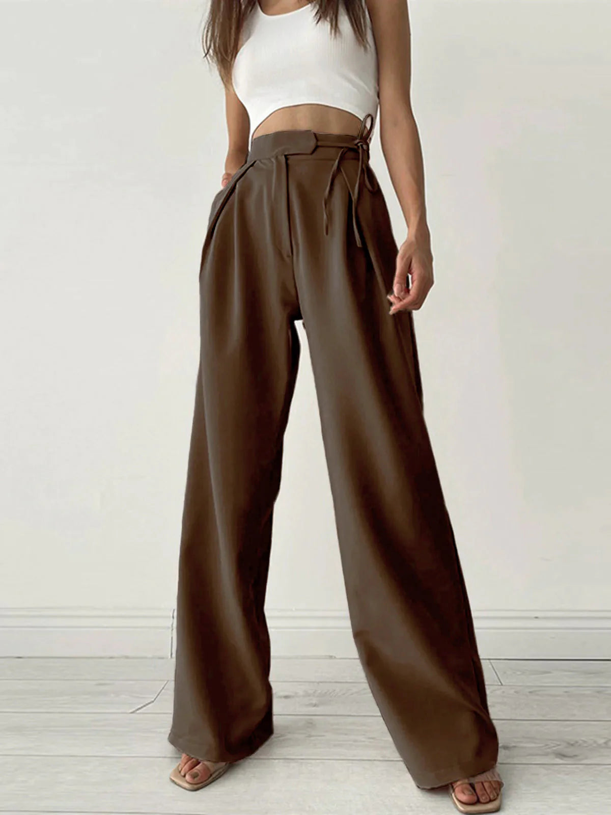 Daniele Trousers | High-Waist Wide-Leg Trousers