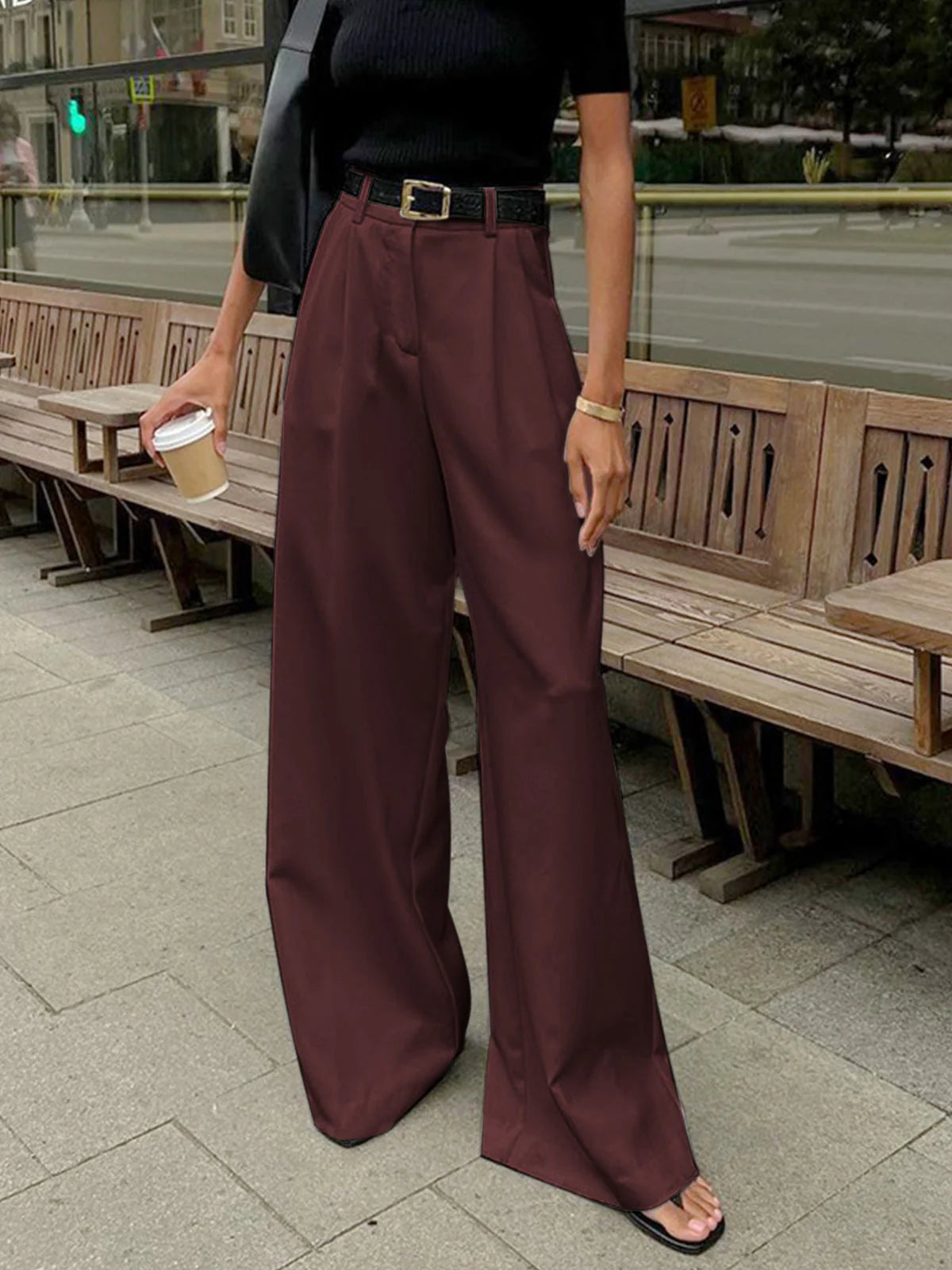Dawn Trousers | Women's Loose-Fit High Waist Trousers