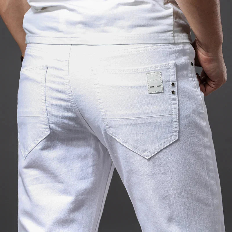 Donald Pants | Men’s Slim Fit White Pants