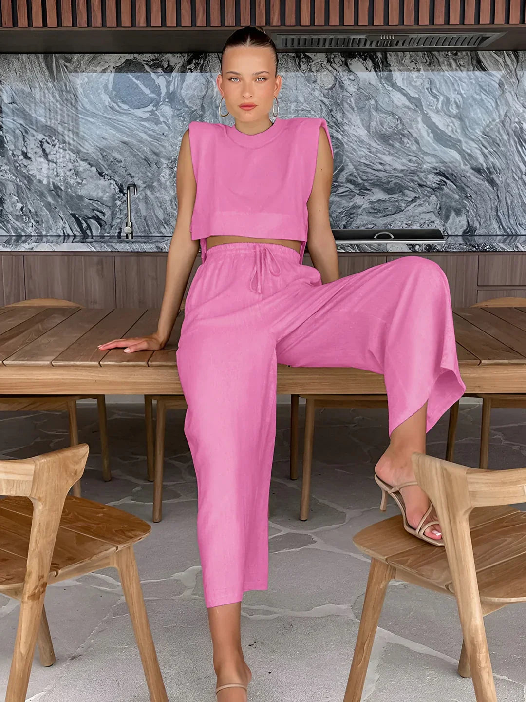 Ginette Set | Women's Two-Piece Summer Set