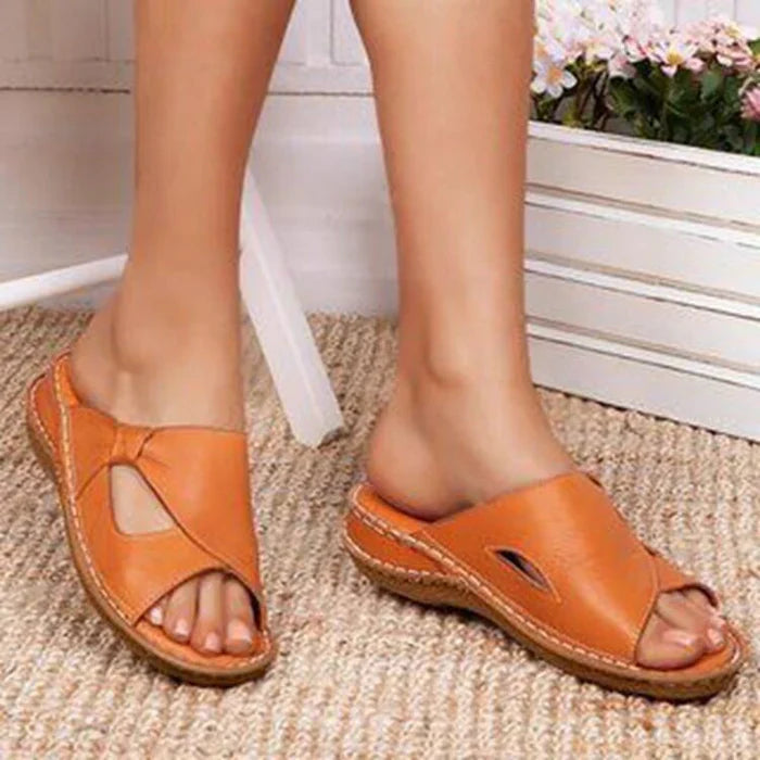 Helaina Sandals | Women's Open Toe Slip-On Sandals