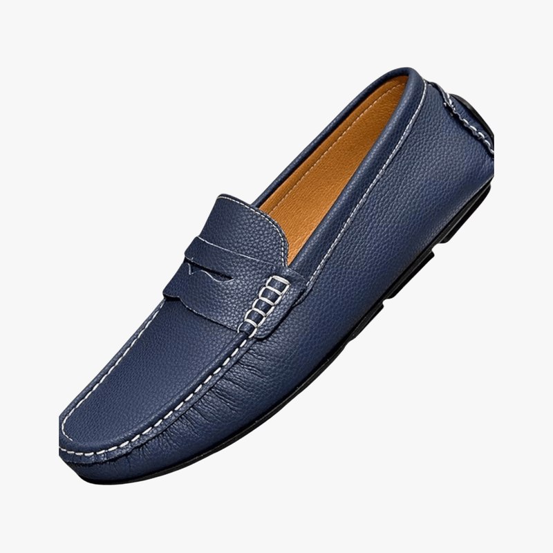 Lawrence Loafers | Men’s Lightweight Leather Slip-On Loafers for Summer