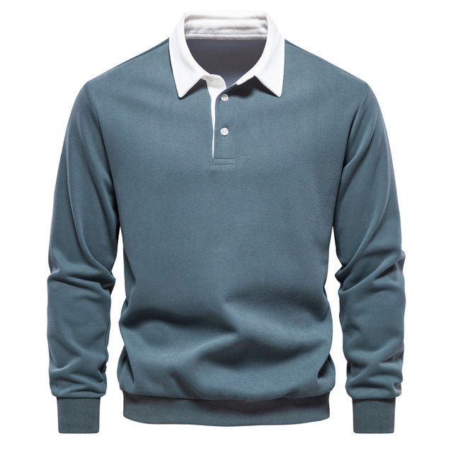 Myrick Polo Sweatshirt | Men's Polo Long-Sleeve Sweatshirt