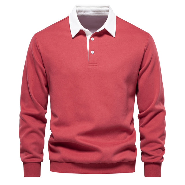 Myrick Polo Sweatshirt | Men's Polo Long-Sleeve Sweatshirt