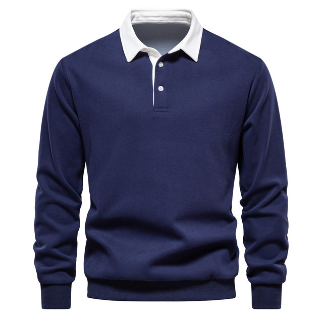 Myrick Polo Sweatshirt | Men's Polo Long-Sleeve Sweatshirt