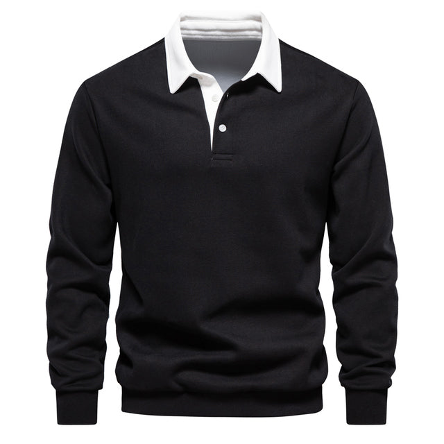 Myrick Polo Sweatshirt | Men's Polo Long-Sleeve Sweatshirt