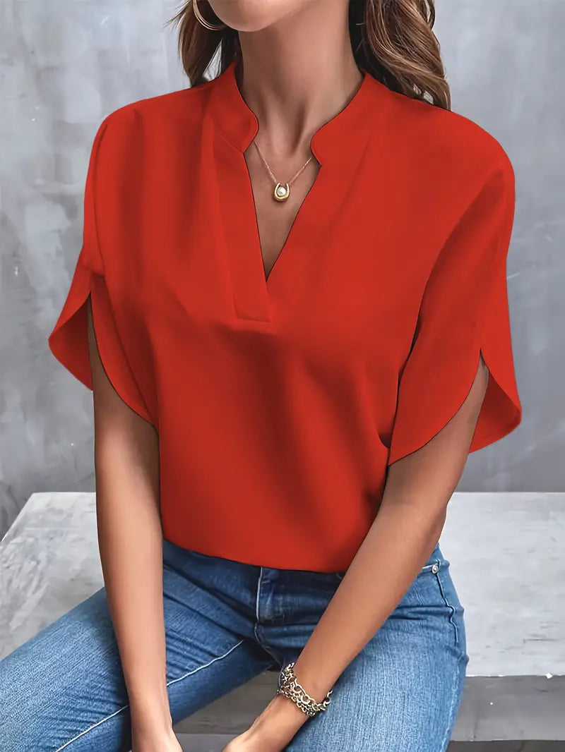 Colby Blouse | Women’s V-Neck Chiffon Blouse