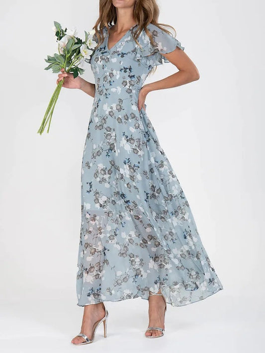 Ariana Dress | Summer Floral Maxi Dress