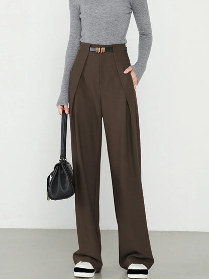 Darla Pants | High-Waist Straight-Leg Pants