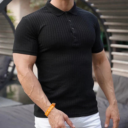 Darcy Shirt | Men’s Slim Fit Ribbed Polo Shirt