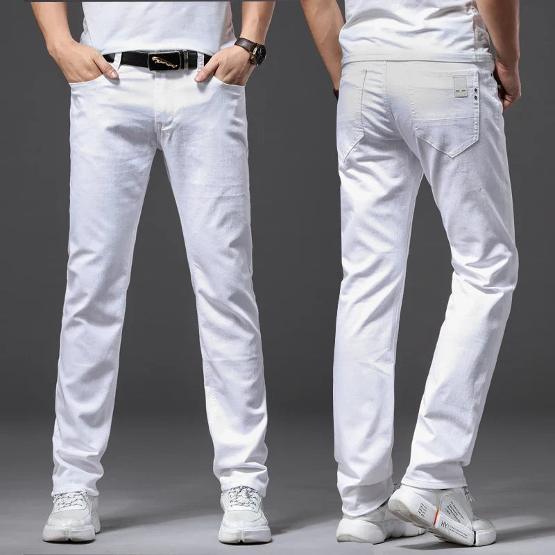 Donald Pants | Men’s Slim Fit White Pants