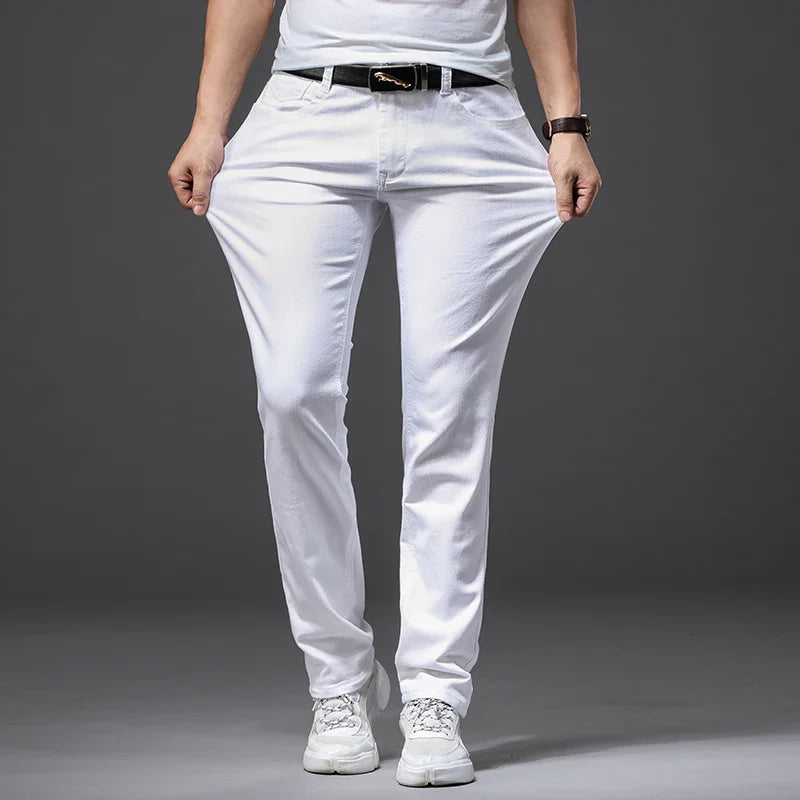 Donald Pants | Men’s Slim Fit White Pants