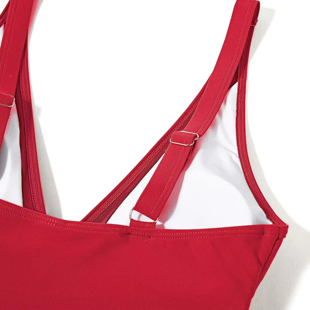 Eliana Swimsuit | Women's Sheer V-neck Swimsuit