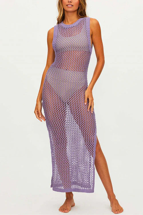 Eliza Dress | Sleeveless Open-Back Cover- Up Dress