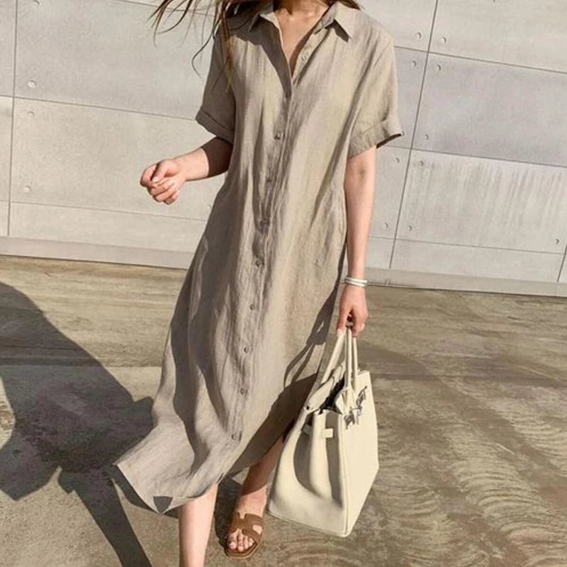 Fiorenza Dress | Women's Casual Button-Down Shirt Dress