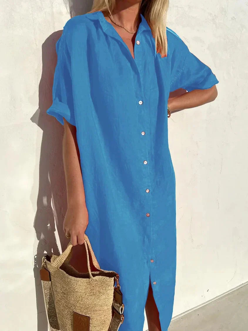 Florence Dress | Casual Button Down Dress for Women