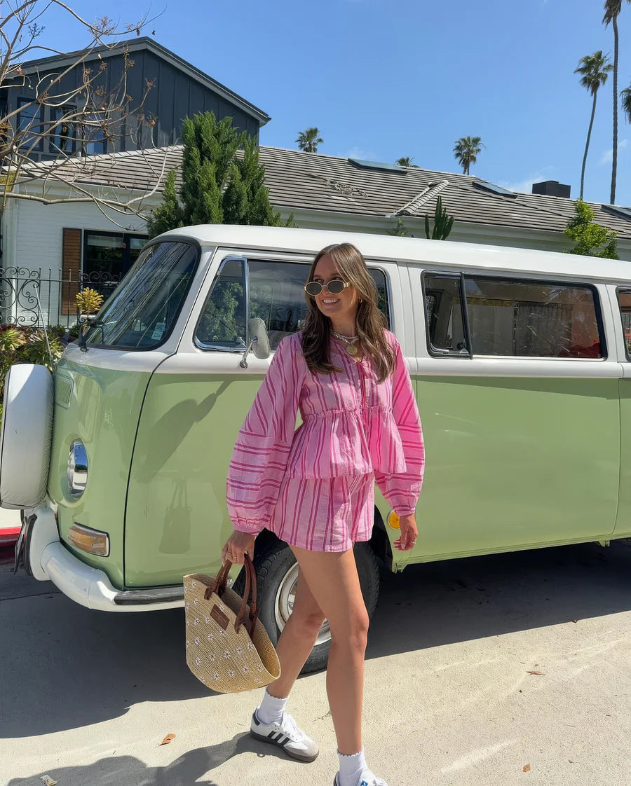 Gaia Set | Women's Striped Summer Co-Ord Set