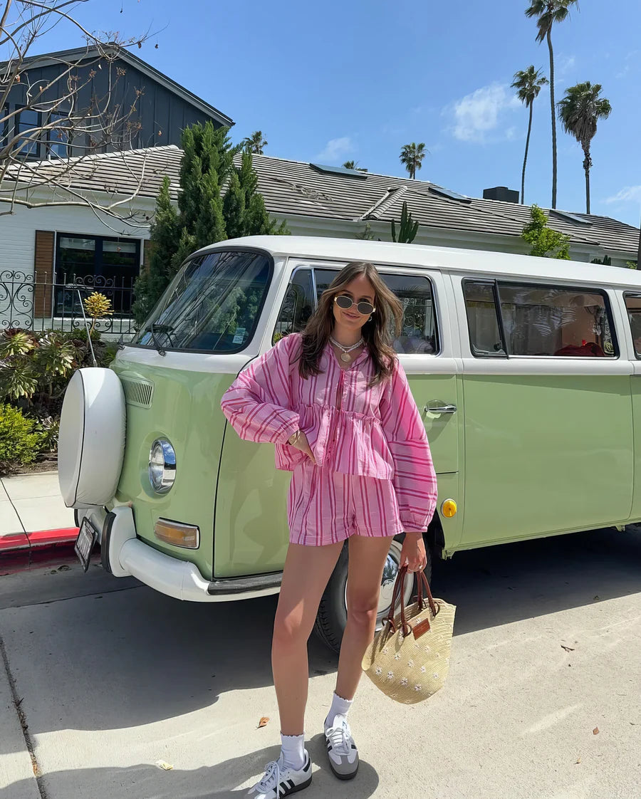 Gaia Set | Women's Striped Summer Co-Ord Set