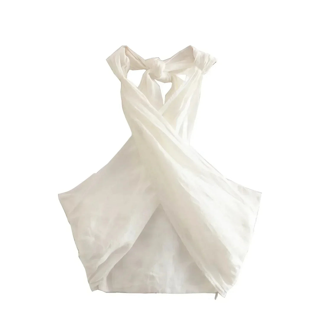 Georgiana Set | Chic Halterneck Top & Pants Set