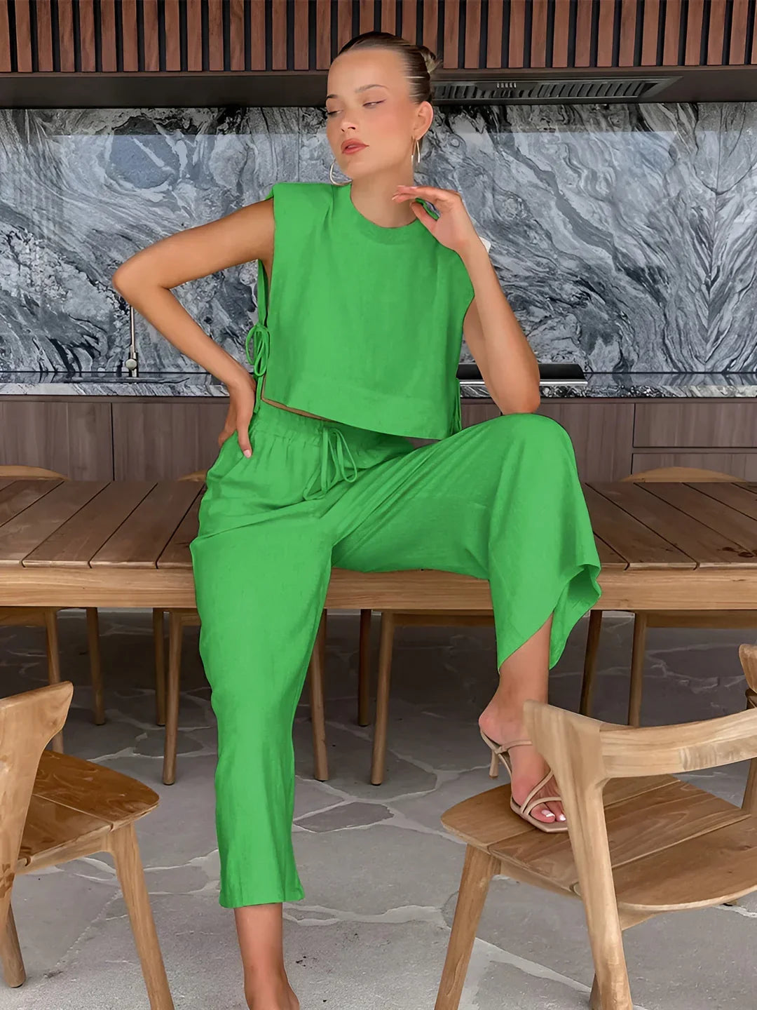 Ginette Set | Women's Two-Piece Summer Set