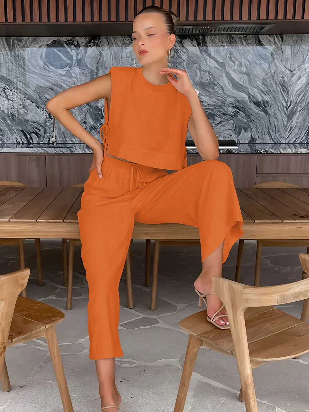 Ginette Set | Women's Two-Piece Summer Set