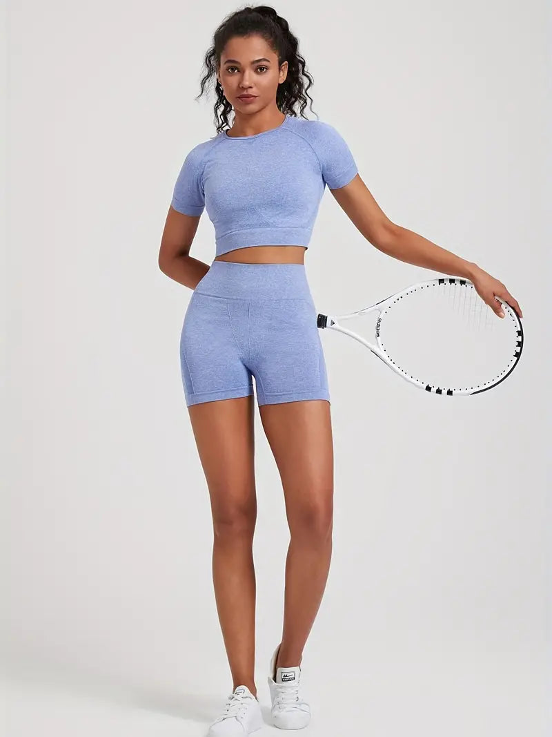 Grace Set | Women's Stretchable Top and Short Set