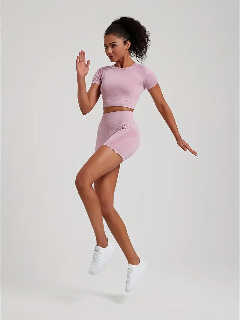 Grace Set | Women's Stretchable Top and Short Set