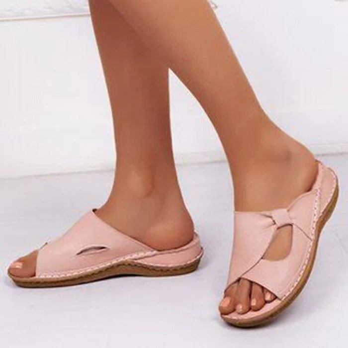 Helaina Sandals | Women's Open Toe Slip-On Sandals