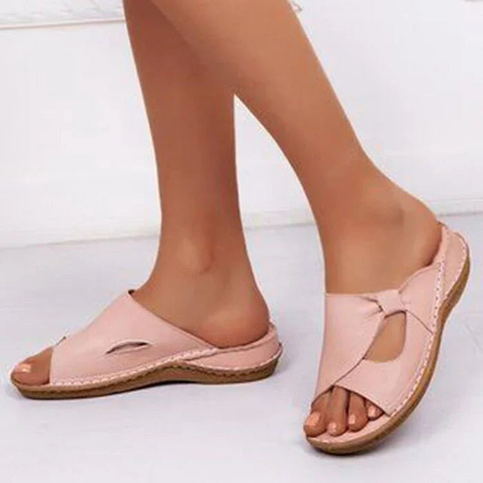 Helaina Sandals | Women's Open Toe Slip-On Sandals