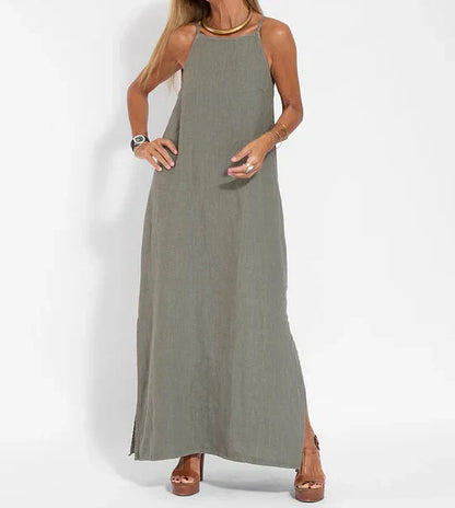 Isobella Dress | Sleeveless Casual Maxi Dress with Relaxed Fit