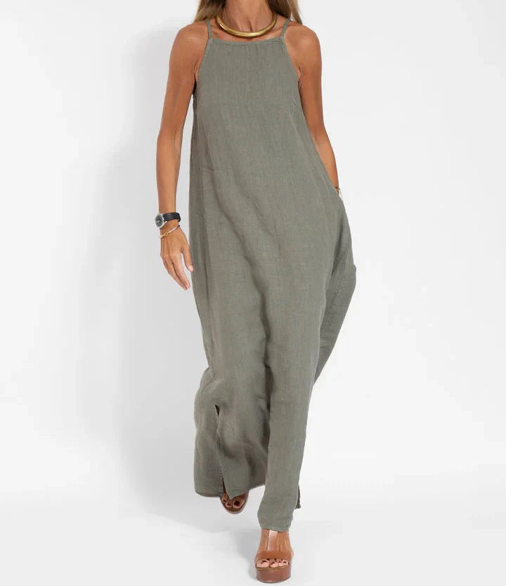 Isobella Dress | Sleeveless Casual Maxi Dress with Relaxed Fit