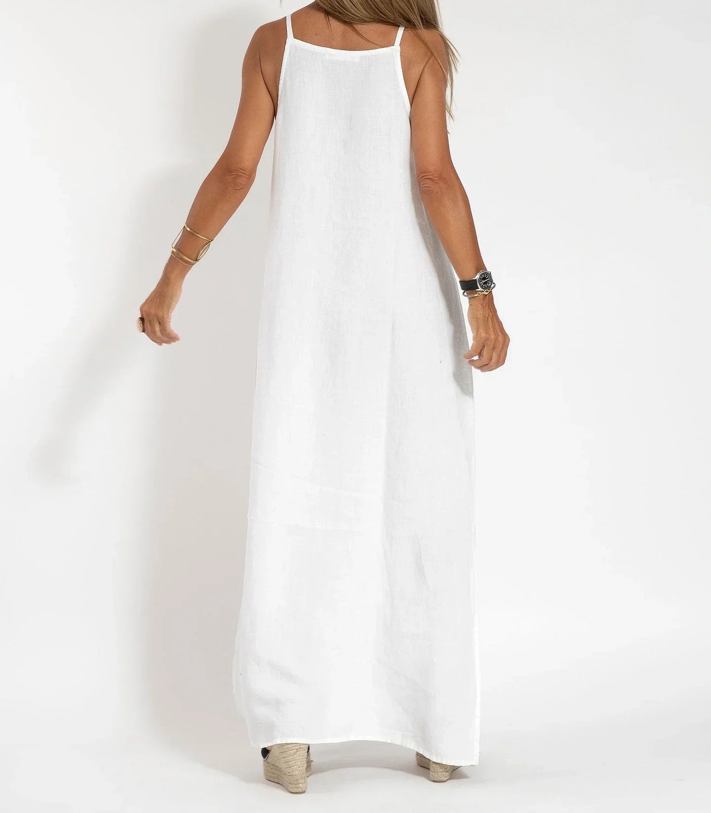 Isobella Dress | Sleeveless Casual Maxi Dress with Relaxed Fit