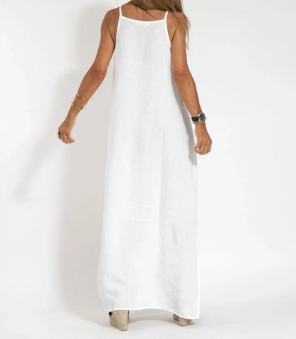 Isobella Dress | Sleeveless Casual Maxi Dress with Relaxed Fit