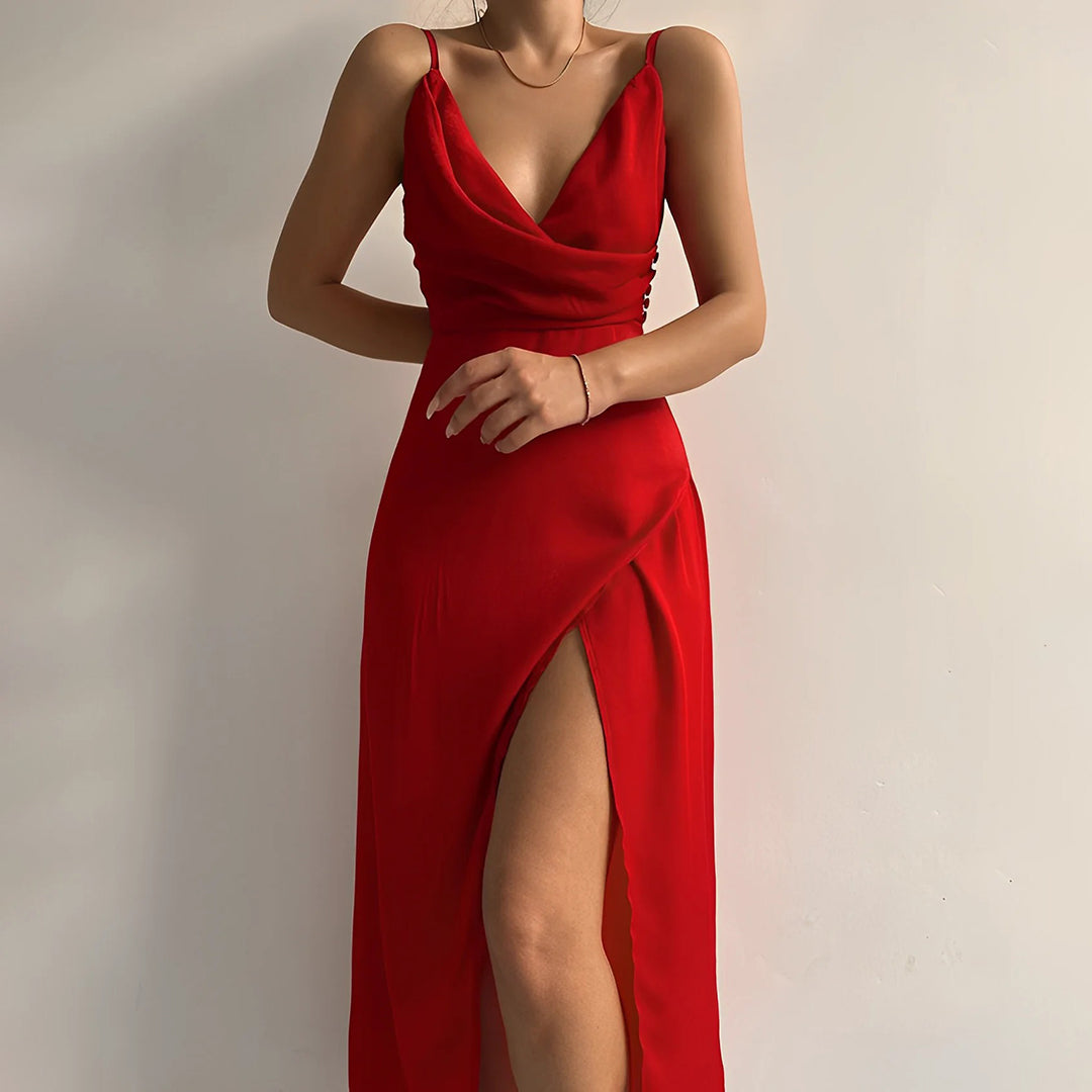 Jean Dress | Elegant Luxe Maxi Dress for Women