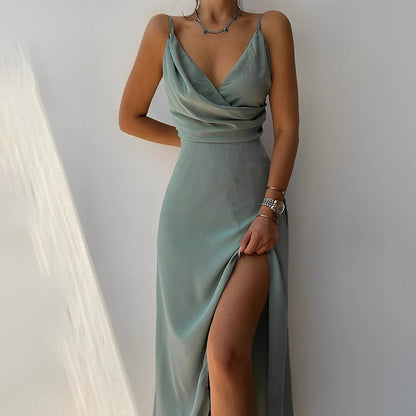 Jean Dress | Elegant Luxe Maxi Dress for Women