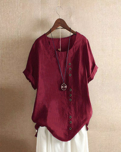Joy Blouse | Soft Breathable Cotton Button-Up Blouse