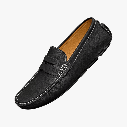Lawrence Loafers | Men’s Lightweight Leather Slip-On Loafers for Summer