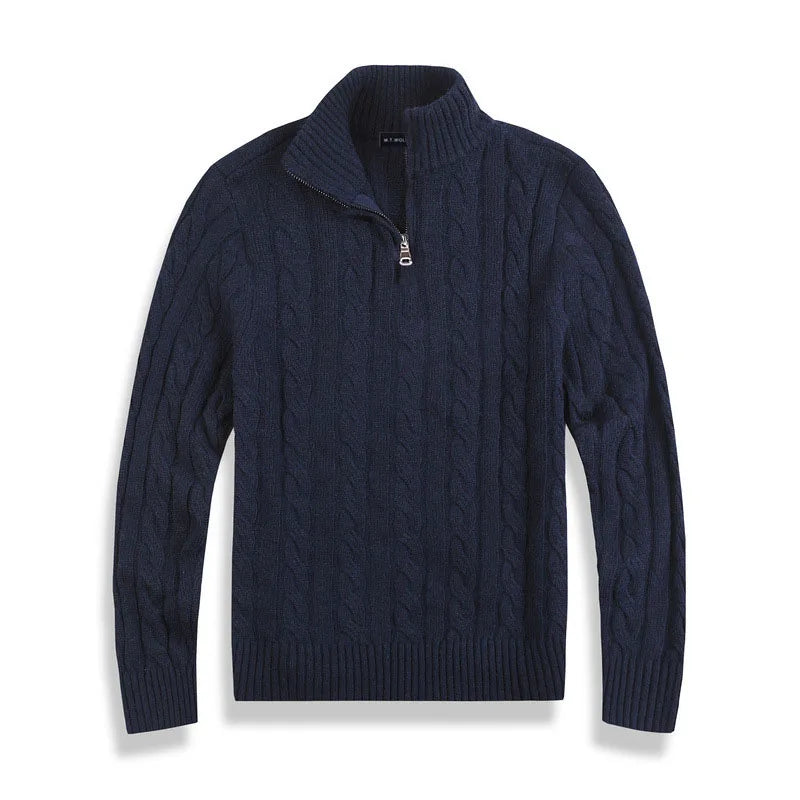 Mael Sweater | Men's Half-Zip Old Money Knit Pullover