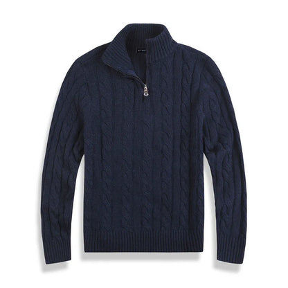 Mael Sweater | Men's Half-Zip Old Money Knit Pullover