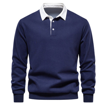 Myrick Polo Sweatshirt | Men's Polo Long-Sleeve Sweatshirt