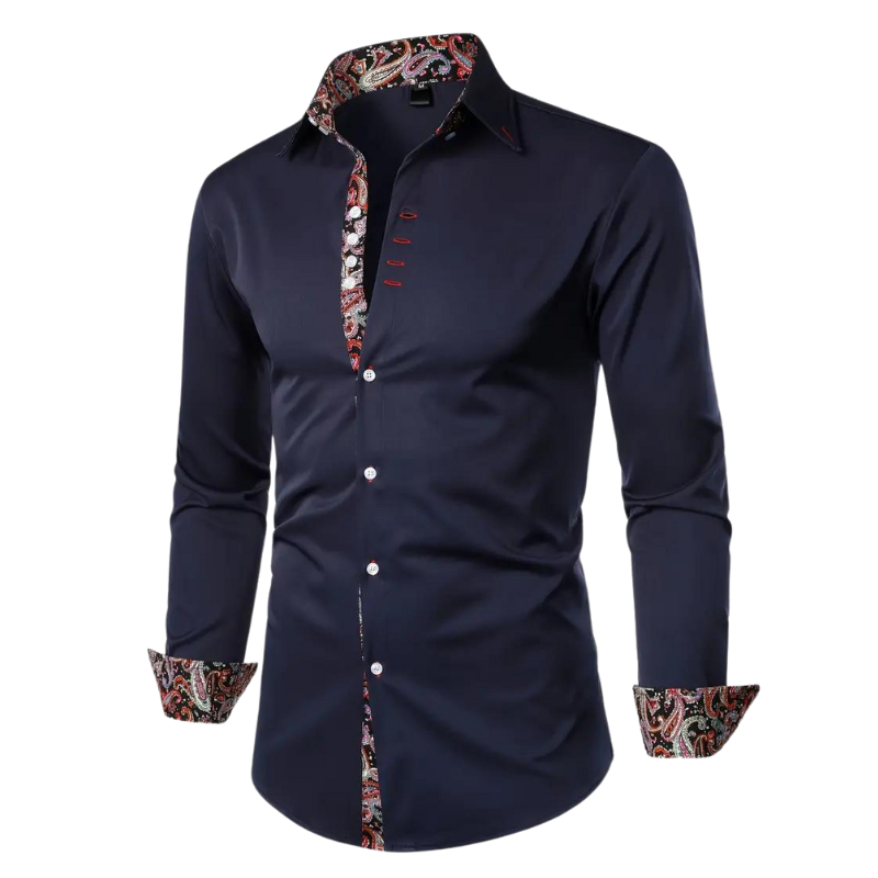 Navin Shirt | Men's Slim Fit Long Sleeve Shirt