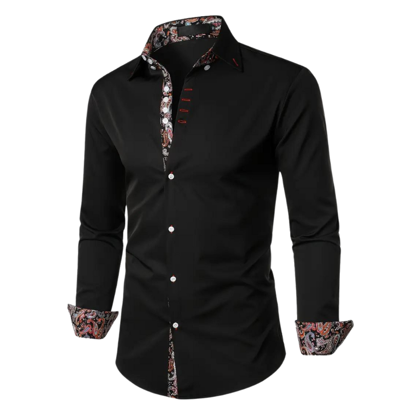 Navin Shirt | Men's Slim Fit Long Sleeve Shirt