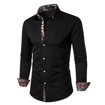Navin Shirt | Men's Slim Fit Long Sleeve Shirt