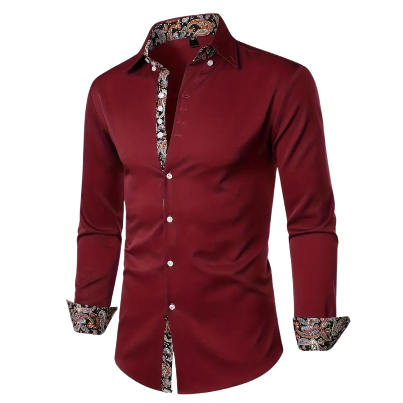 Navin Shirt | Men's Slim Fit Long Sleeve Shirt