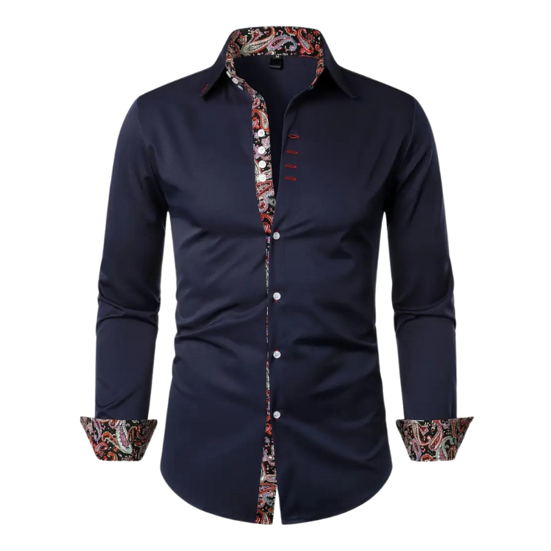 Navin Shirt | Men's Slim Fit Long Sleeve Shirt