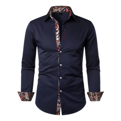 Navin Shirt | Men's Slim Fit Long Sleeve Shirt