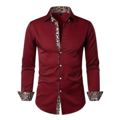 Navin Shirt | Men's Slim Fit Long Sleeve Shirt